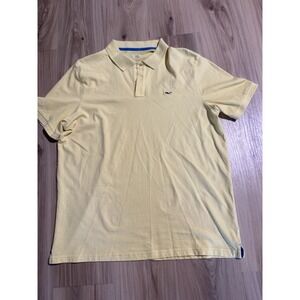 Vineyard Vines Men's Yellow Polo Shirt Size XL‎ Short Sleeve